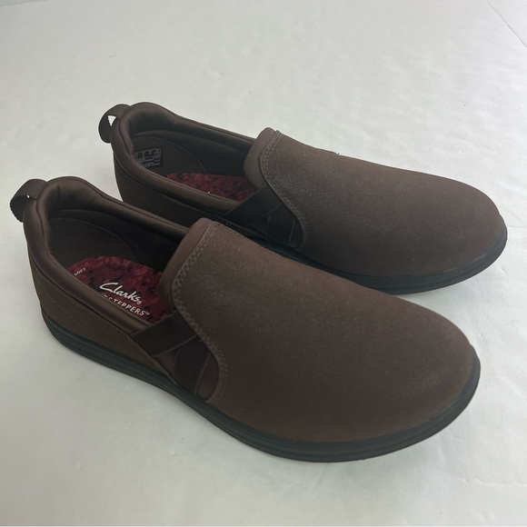 Clarks Cloudsteppers Women’s Slip On Shoes Sz 8 Color Brown Cushion soft - Picture 13 of 13